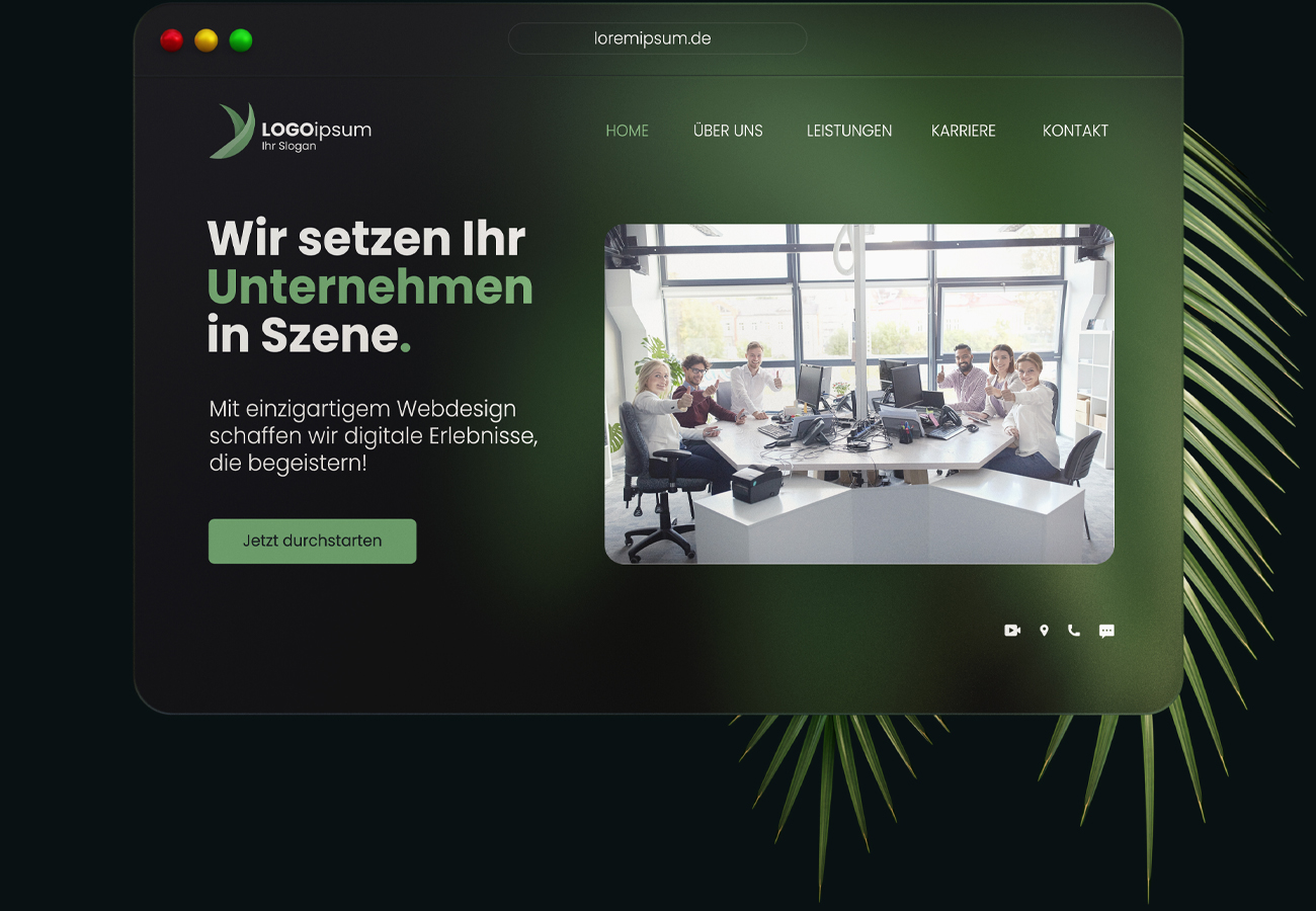 Eine Beispielwebsite für ein Unternehmen in Wetzlar, das durch maßgeschneidertes und nutzerorientiertes Webdesign erfolgreich mehr Aufträge generiert hat.